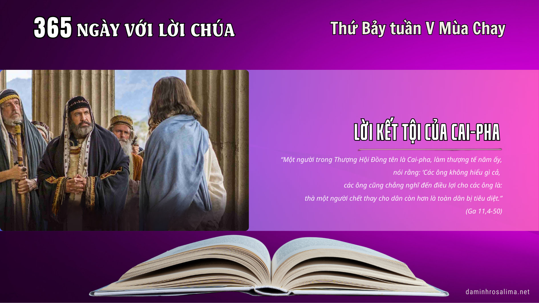 Thứ Bảy tuần V Mùa Chay